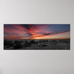 Poster Por do sol sobre Yuma