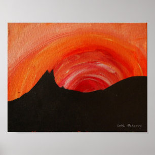 Poster Por do sol - um Gabriel McGarry