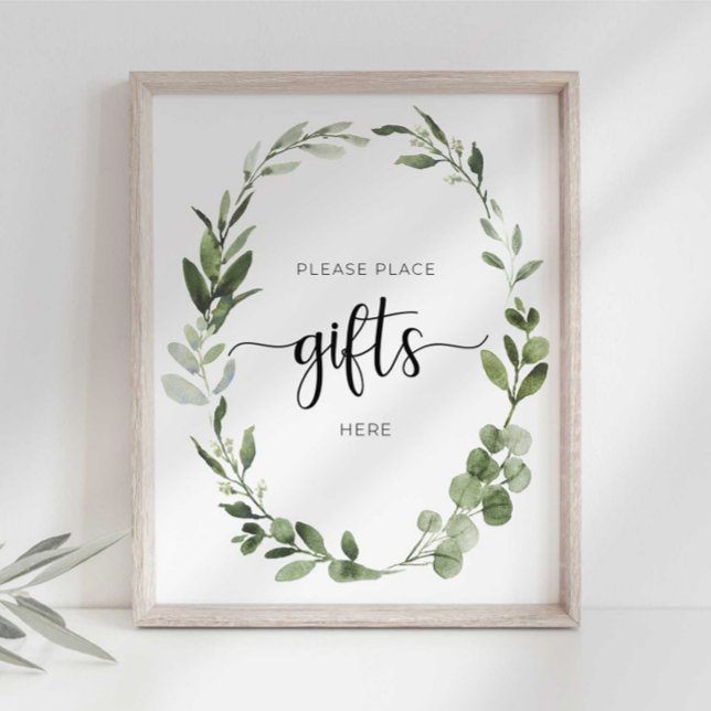 Poster Por favor, coloque presentes aqui no sinal de fest (Criador carregado)