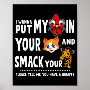 Poster Por favor, diga-me que você tem uma girafa citação