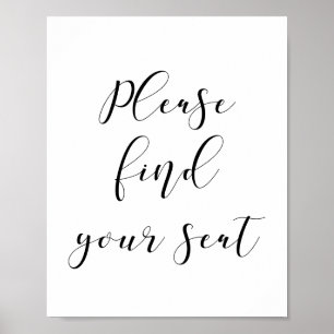 Poster Por favor, encontre a sua placa de casamento