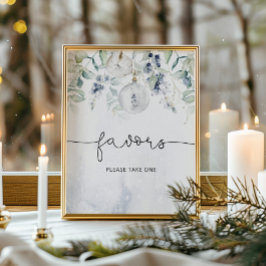 Poster Por favor, leve um eucalipto de inverno elegante