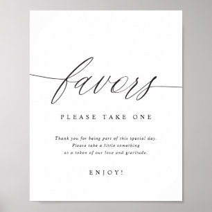Poster Por Favor, Leve Um Sinal de Casamento Moderno e El