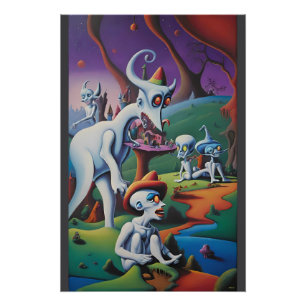 Pôster Por favor, não coma a arte, cara - Ken Gage Art
