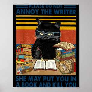 Poster Por Favor Não Incomode a Escritora Dela