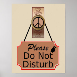 Poster Por favor não perturbe