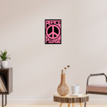 Por Favor Paz Letra Rosa