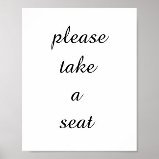 Poster por favor, sente-se Palavra para Banheiro | Bathro