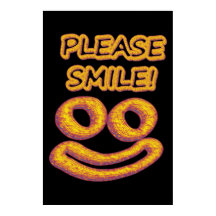 "Por favor, sorria!" Design bonito. Comprar Agora