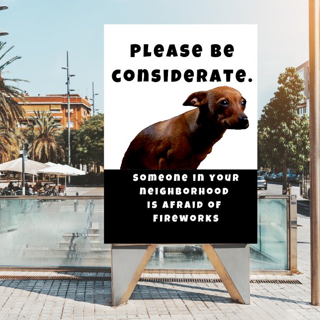 Pôster Por Favor, Tenha Em Consideração A Segurança Dos C (Grab this poster to download and print it off so you can have it in time for 4th of July. )