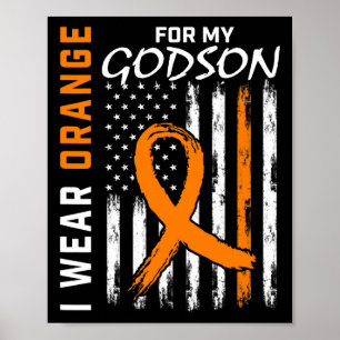 Poster Por Meu Deus Leucemia Cancer Consciência Americana