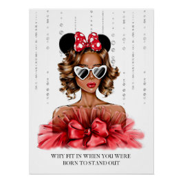 Pôster Por que Ajustado de inspiração