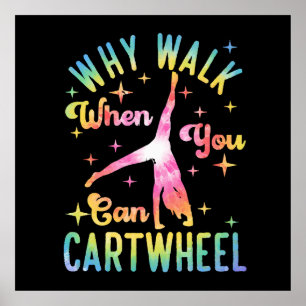 Poster Por Que Caminhar Quando Você Consegue Roda