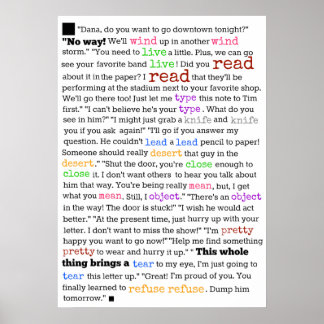 Poster Por que o inglês é tão Duro de aprender