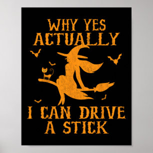 Poster Por Que Sim, Eu Posso Dirigir Um Pau No Halloween