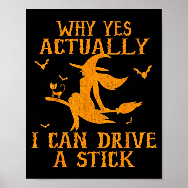 Poster Por que sim, na verdade eu posso dirigir um stick  (Frente)