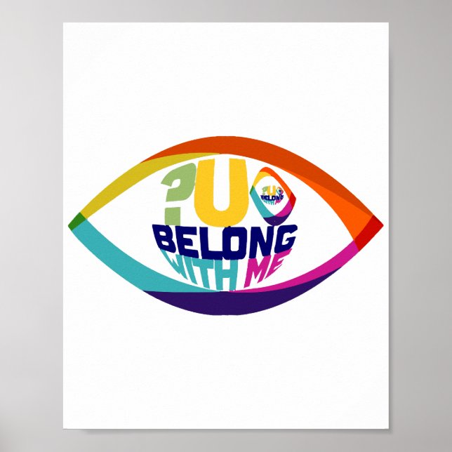 Poster Por que você não vê você pertencer a mim? (Frente)