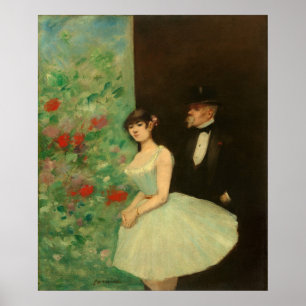 Poster Por trás das cenas - Jean-Louis Forain Fine Art