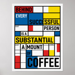 Poster por trás de cada pessoa bem-sucedida