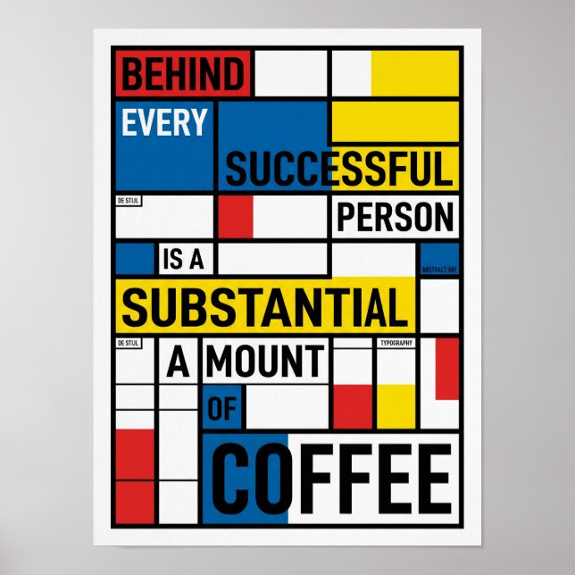 Poster por trás de cada pessoa bem-sucedida (Frente)