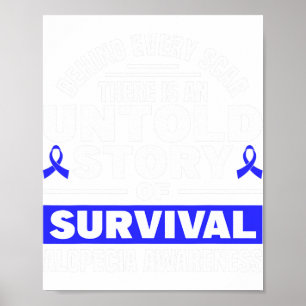 Poster Por Trás De Todas As Cicatrimas Que Apoiam A Alope