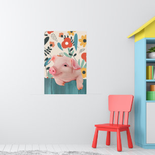 Poster Porco de Bebê Amigável Bebê-Cujo