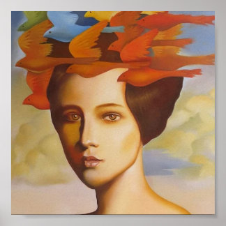 Poster Porco de larvas