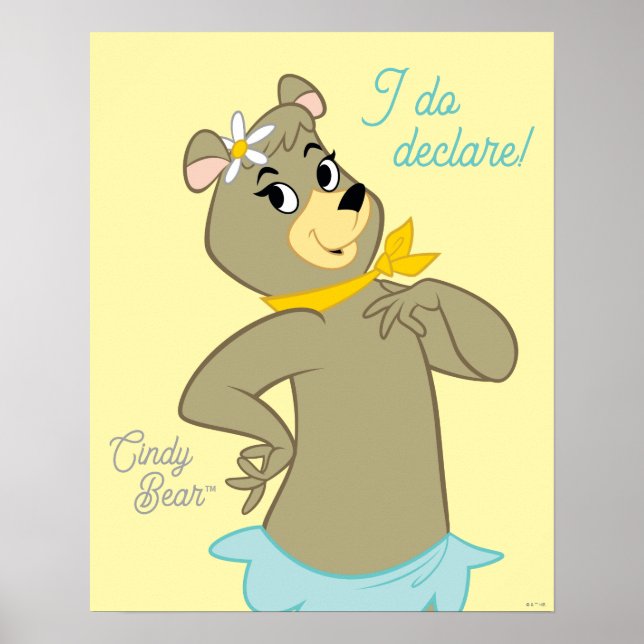 Poster Porco do Urso Cindy (Frente)