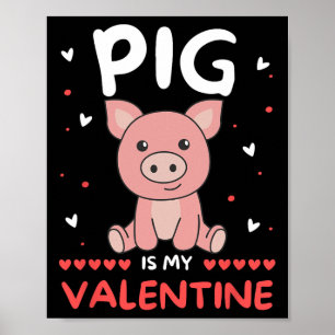 Poster Porco Para Animais Dias de os namorados Cuecas Por