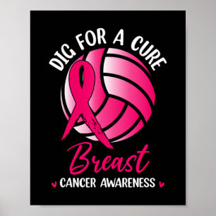 Poster Porco Para Cancer De Voleibol De Fita Cura