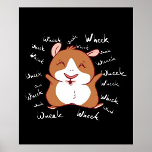 Poster Porco  Roda Engraçada De Porcos