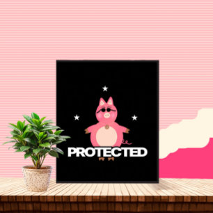 Poster Porco rosa engraçado