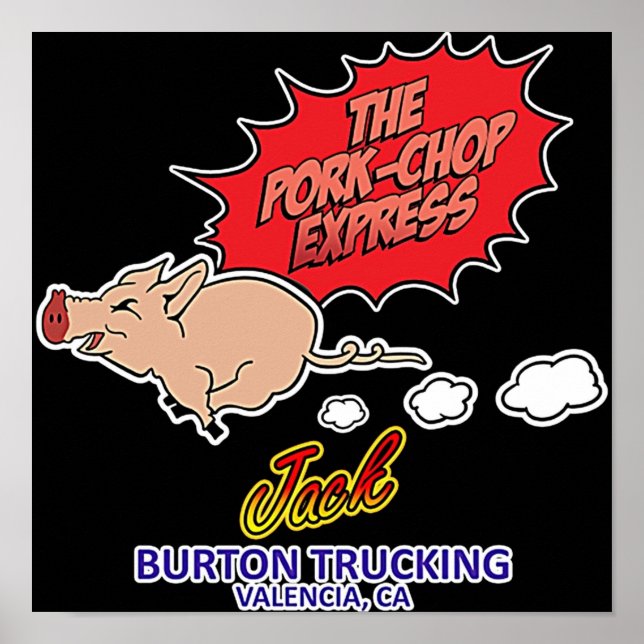 Poster Pork Chop Express TShirt (Frente)