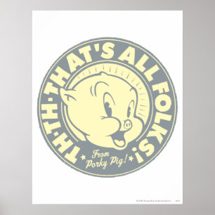 Pôster Porky P-P-PARA É TUDO PESSOAL!