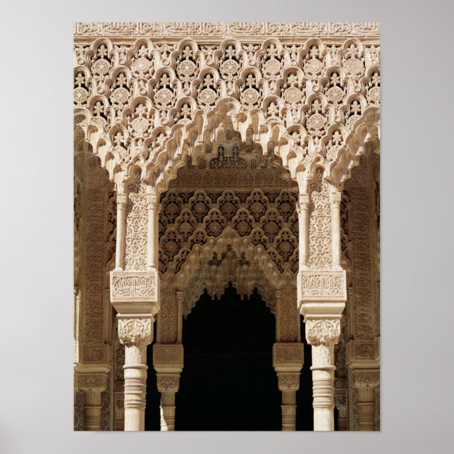 Pôster Pormenores de um arco de galeria, do Tribunal (Frente)