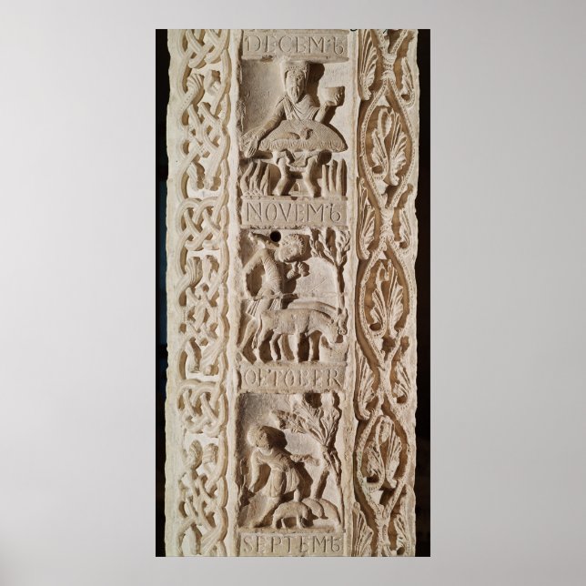 Pôster Pormenores de um pilar com (Frente)