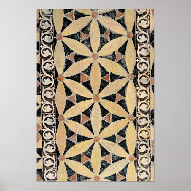 Poster Pormenores do pavimento (Frente)