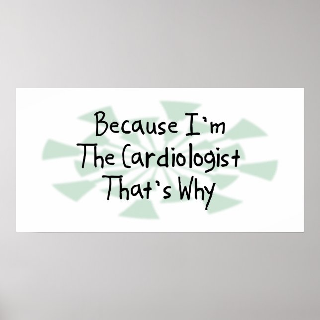 Poster Porque eu sou o Cardiologista (Frente)