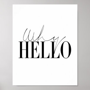 Poster Porque olá!