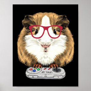 Poster Porquinho-da-índia Video Game Vida Selvagem Animal