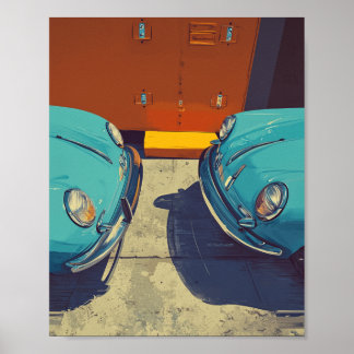 Poster Porsche 356