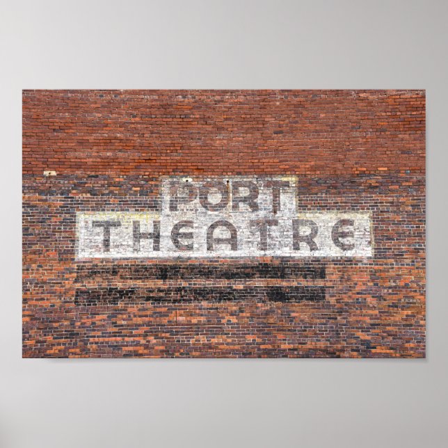 Poster Port Theater Sign, Port Rua Joe, Florida (Frente)