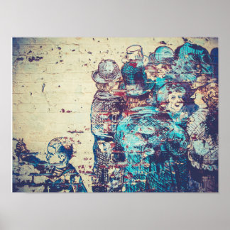 Poster Port Townsend Hastings Building Vintage Artwork