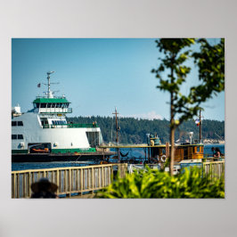 Poster Port Townsend, WA Kennewick Ferry Photography