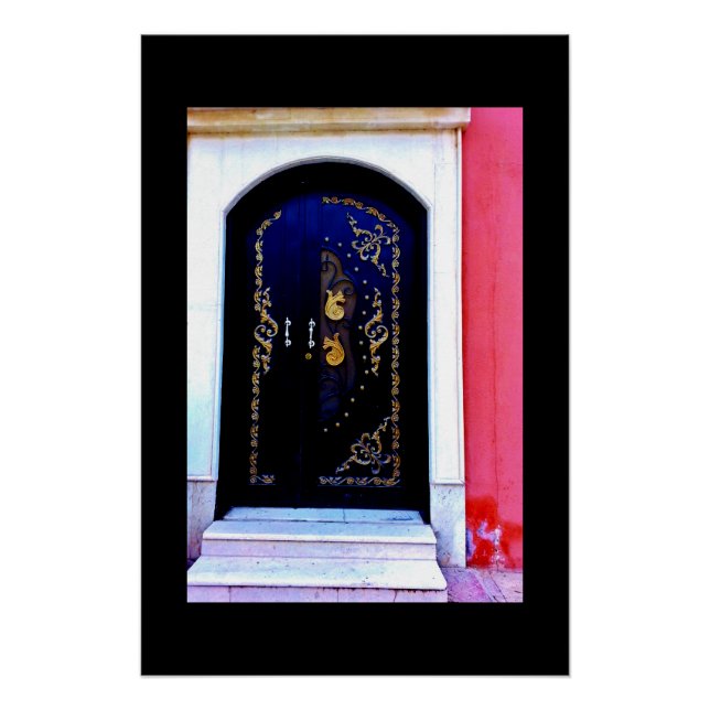 Pôster Porta Arranhada (Frente)