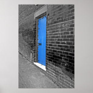 Poster Porta azul