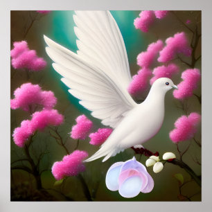 Poster Porta branca surreal Pop