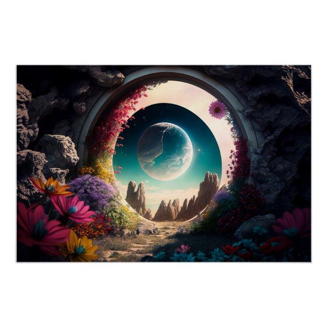 Pôster Porta da Lua Pedra (Frente)