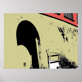 Pôster Porta de estacionamento para lugar nenhum