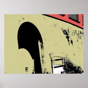 Pôster Porta de estacionamento para lugar nenhum